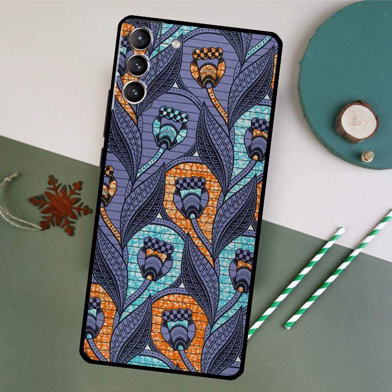 Wax Africa Case For Samsung Galaxy S23 S22 Ultra S20 S21 FE S8 S9 S10 Plus Note 10 20 Ultra Back Cover