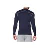 Under Armour Strong Stretch Half High Neck Long Sleeve Fitness Shirt Men tops Dark-Blue 1265648-410