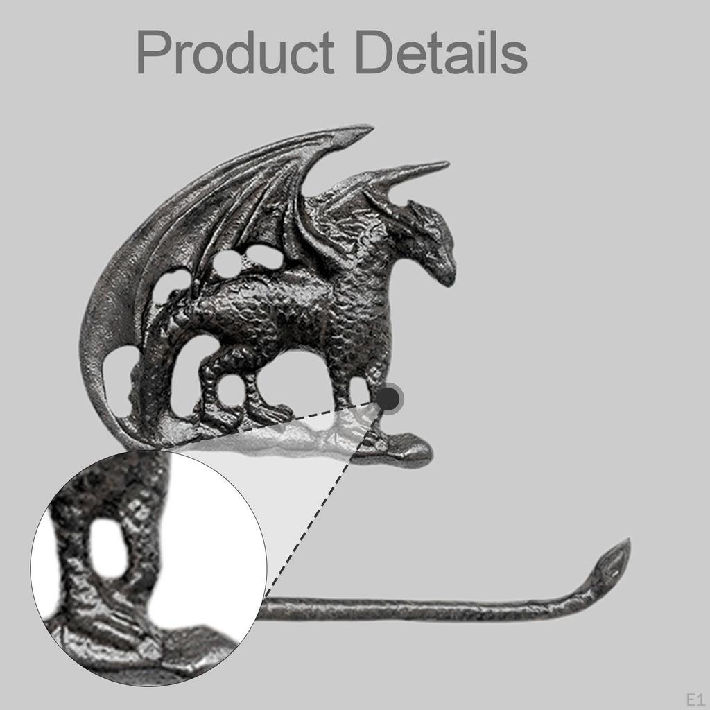 Towel Organizer Toilet Paper Holder for Home Decor Easy Installation Sturdy Iron Garages Hotel