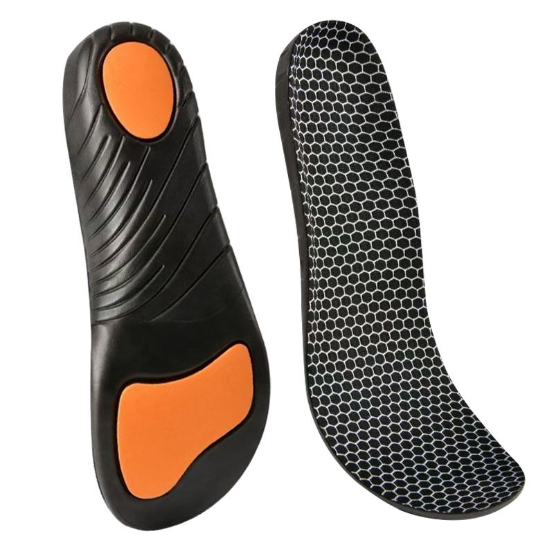 1Pair/2Pair NEW Arch Support Correction Insole Black Shock-Absorbing Sports Insoles Breathable and Comfortable