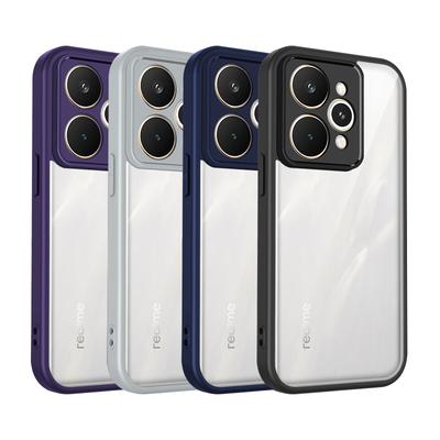 Realme 15 Pro RMX5101 Case Plating Silicon Bumper Shockproof Clear Back Cover Hard Matte Phone Case for Realme 15 Pro 5G RMX5101
