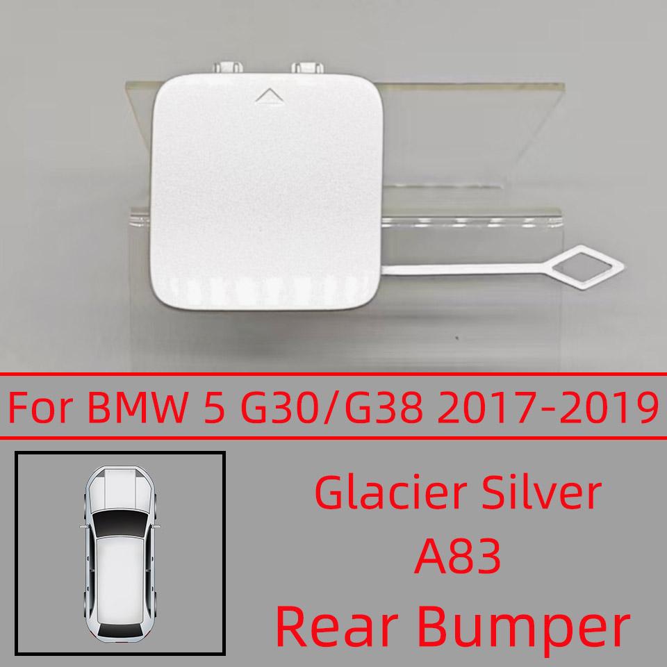 For 2017 2018 2019 Bmw 5 Series G30 G38 518 520 525 530 535 540 Rear Bumper Tow Hook Eye Cover Cap 51127475589 Painted