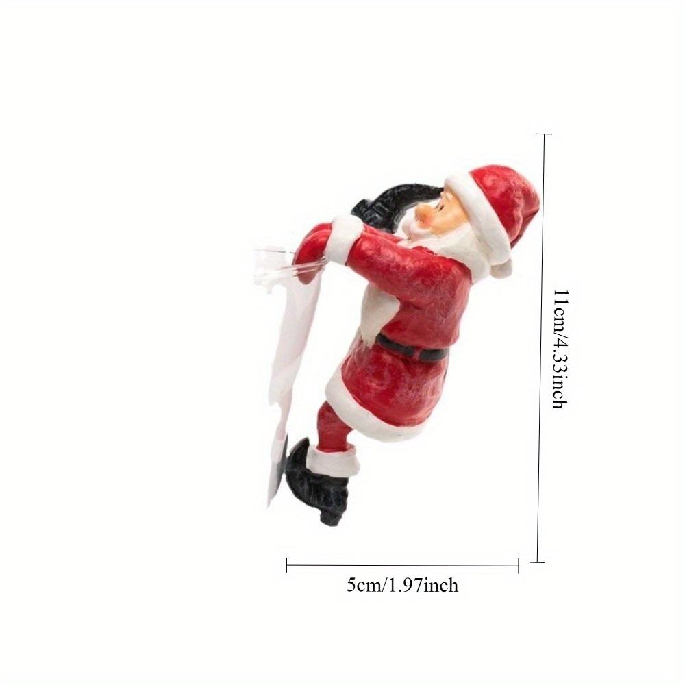 1pc Christmas Decorations Santa Claus Snowman Flower Pot Vase Wall Hanging Decorations Resin Crafts Suitable for Friends, Family and Lovers Gifts