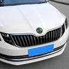Samolepka na auto 2025 Nová 1ks 8/9/10cm Znak emblému auta Kapota Přední Zadní Kufr Logo Pro Skoda Octavia Fabia Superb Kamiq Karoq Skoda