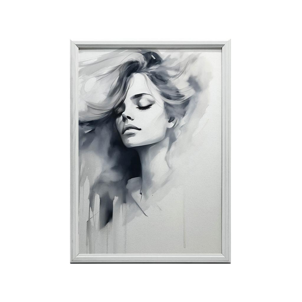 Geheimnisvolle Gestalt Geheimnisvolle Gestalt, 50X70 Cm, Ohne Rahmen, Premium-Leinwand auf Keilrahmen