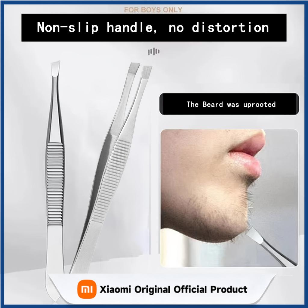 Xiaomi Professional Precision Eyebrow Tweezers for Men & Women Slant Tip Design for Flawless Brows Facial Hair Removal & Grooming Tool