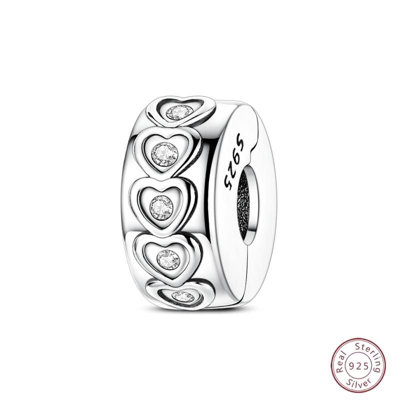 New Original Copper Beaded Bow Charm Blue Beads For Women Exquisite Diy Birthday Jewelry Gifts