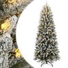 Vidaxl Artificial Christmas Tree, Snow-Covered, 150 LED Lights, 150 Cm