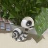 1pc- Halloween Shaking Skull Snail Decoration