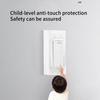 Dustproof Switches Cover With Child Safety Shell Lock Snap On Fit For Wall Outlets Durable Plastic