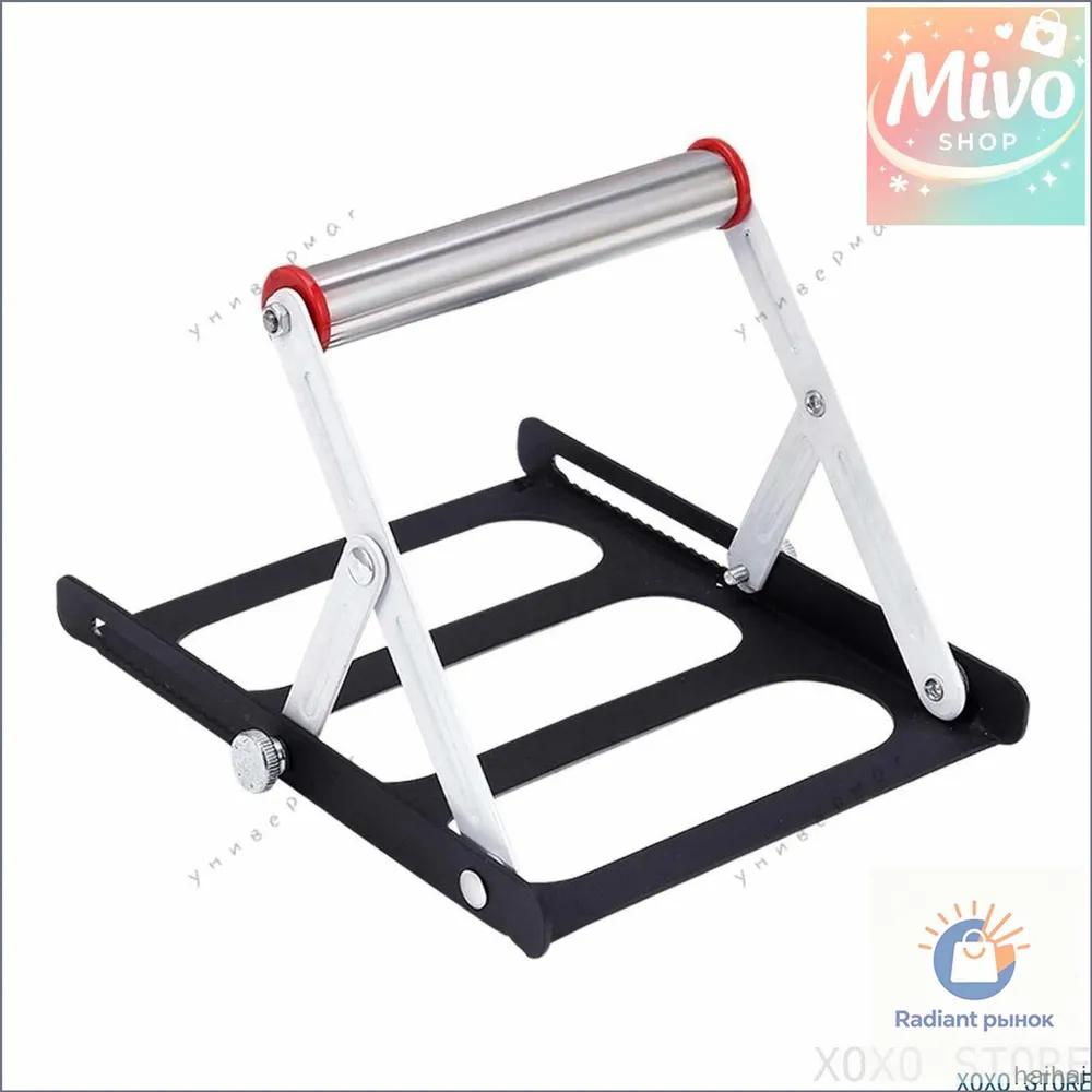 Adjustable support for the end saw. Bracket holder