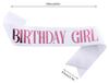 New Birthday P Glitter Fabric Shoulder Strap for Birthday Girl   Lightweight & Adjustable  Perfect for Celebration Ceremony