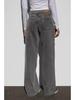 European & American Washed High Waist Wide Leg Jeans