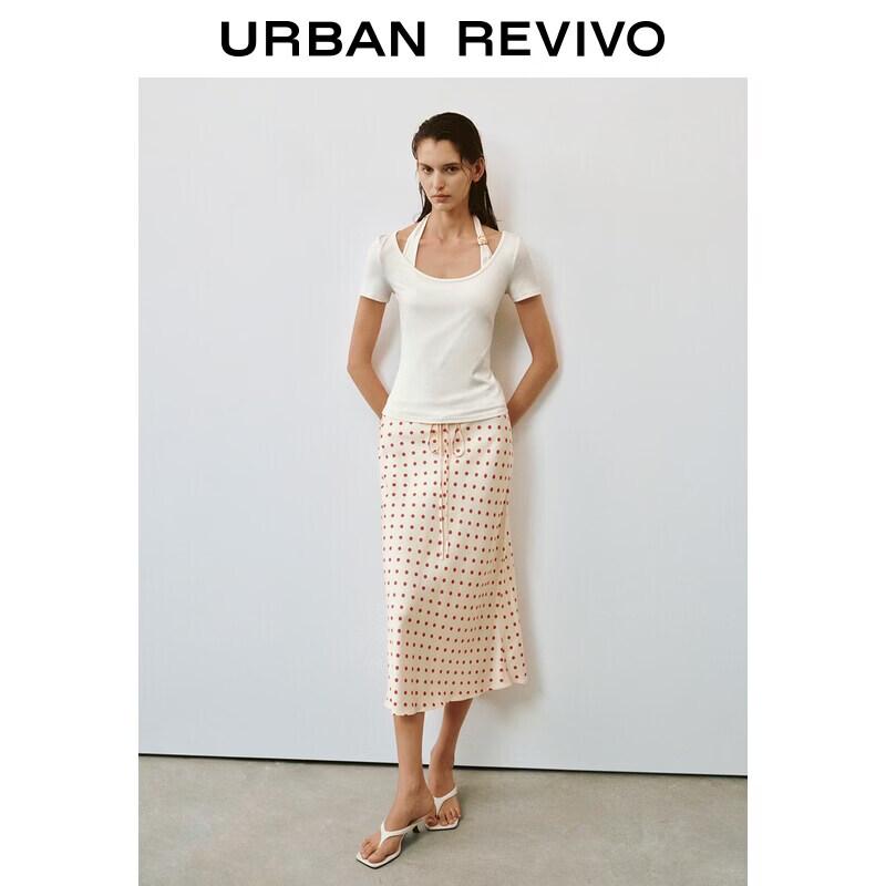 UR Women s Charming Polka Dot Fishtail Skirt XS