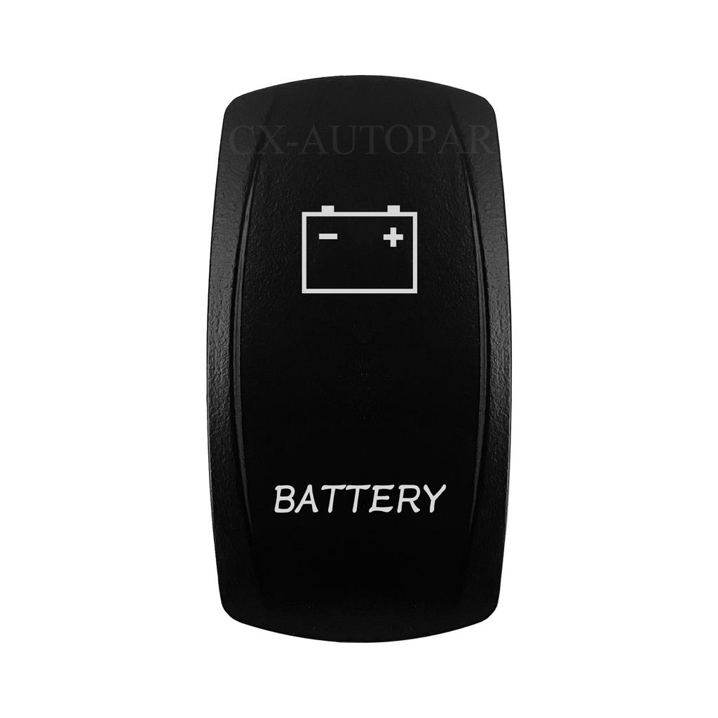 Laser-Engravable Rocker Switch Cap (No Body) - Switch Actuator Cover Replacement for 12V 24V Car Boat ATV Carling ARB Narva