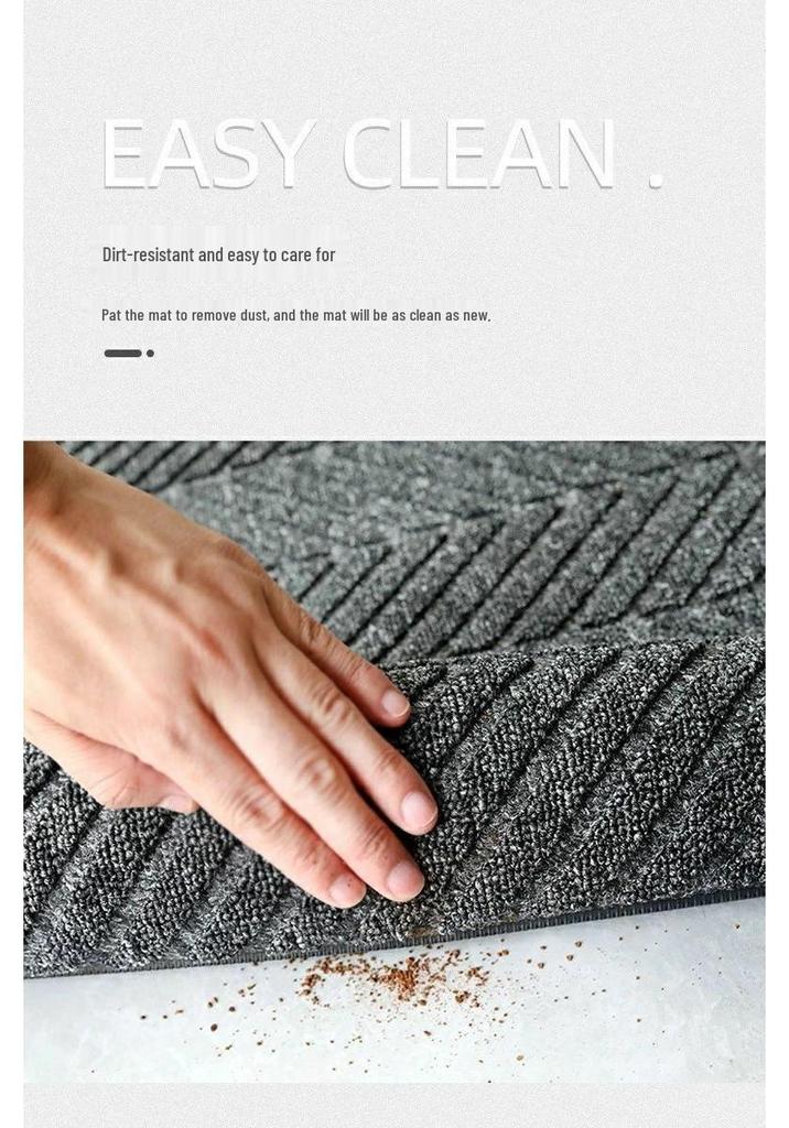 Square Anti-slip Water-Absorbent Entrance Mat for Hotels, Shops, and Elevators