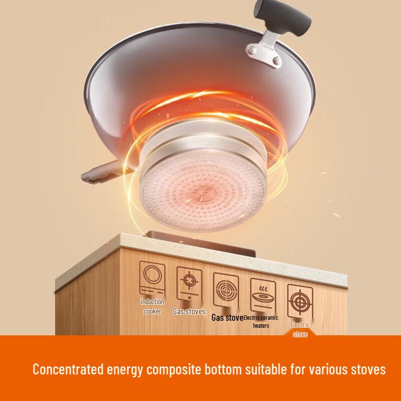 SUPOR 34cm Aluminum Alloy Non-stick Wok