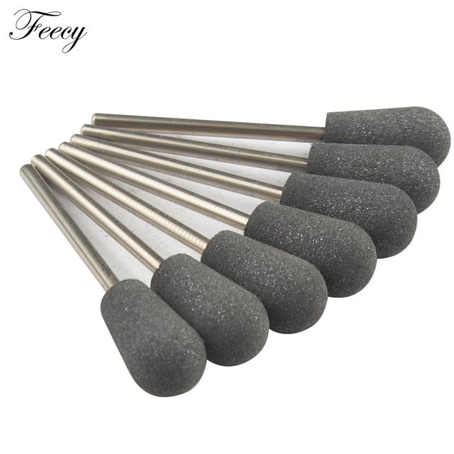 

7 шт. фрезы для маникюра силиконовые сверла для ногтей для маникюрной машины фрезы для удаления гель-лака буферные файлы