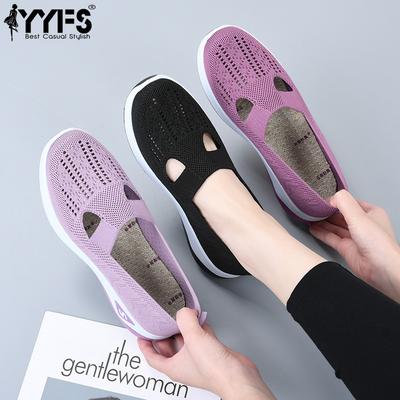 Sommer Damenschuhe aus Stoff, rutschfest, atmungsaktiv, leicht und bequem