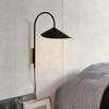 Nordic Minimalist Wall Lamp - Danish Design, Vintage Wabi-Sabi Style, Creative Rotatable Light for Bedroom, Living Room, or Study.