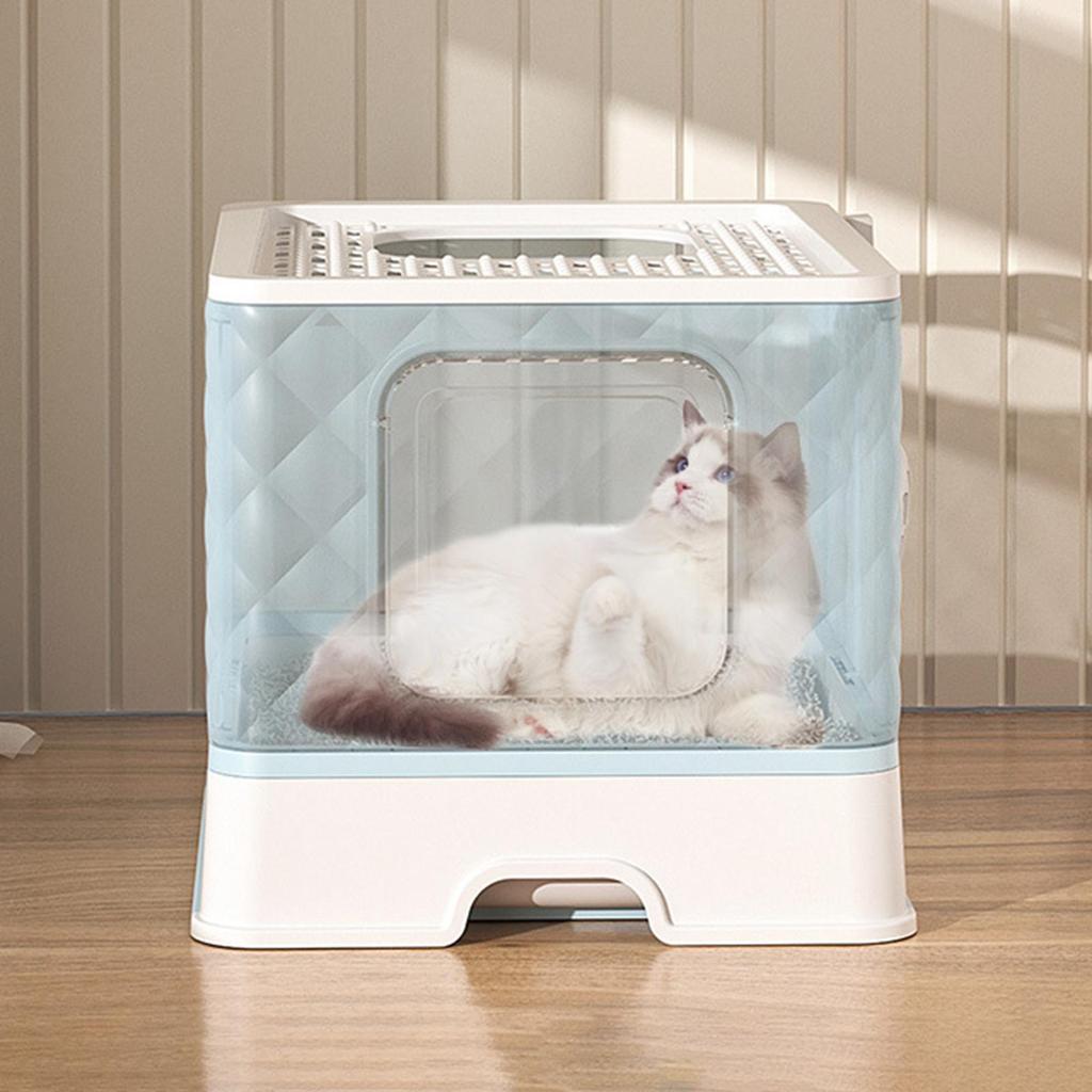 Semi Closed Cat Pet Supplies Drawer Type Pet Toilet for Small and Large Cats