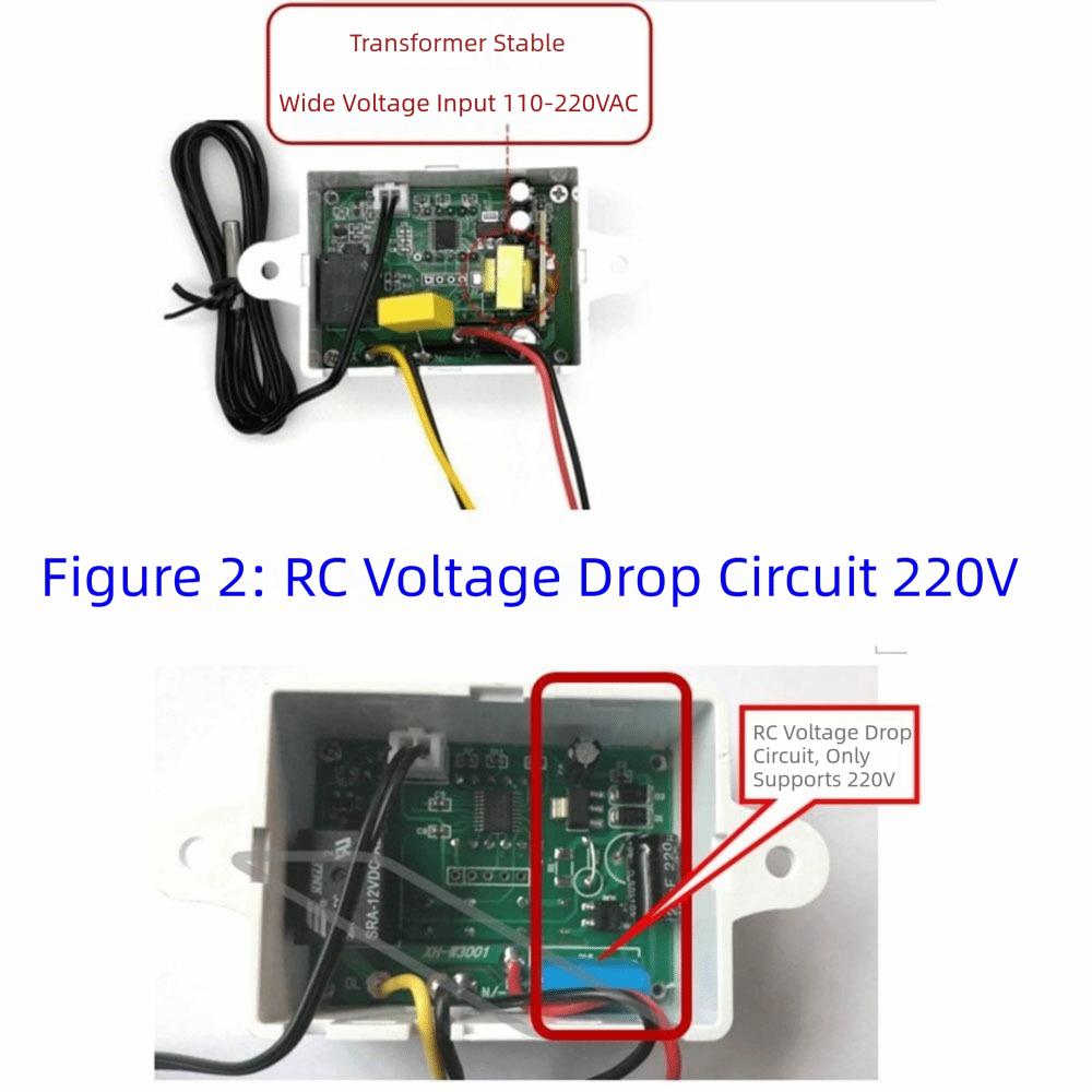XH-W3001 Temperature Controller 12V 24V 110-220V Digital Temperature Controller  Incubator