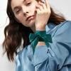 Women Satin Neck Scarf, Solid Color Thin Hair Tie Waistband