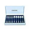 Dansk TORUN Tea Time 10-Piece Set, 5 Coffee Spoons and 5 Small Forks, Stainless Steel, Scandinavian Design, Made In Japan, 587660