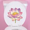 Adesivi per WC a Forma di Fiore Luminescenti Autoadesivi Rimovibili Decalcomanie Floreali Luminose Decorazioni per Finestre Muri Adesivi per Auto