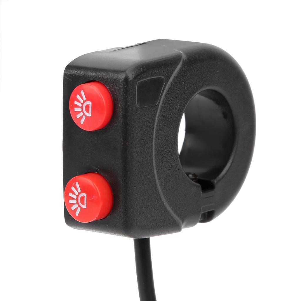Universal Motorcycle Handlebar Headlight Switch Fog Light On Off Lamp Control Button 22mm Hole