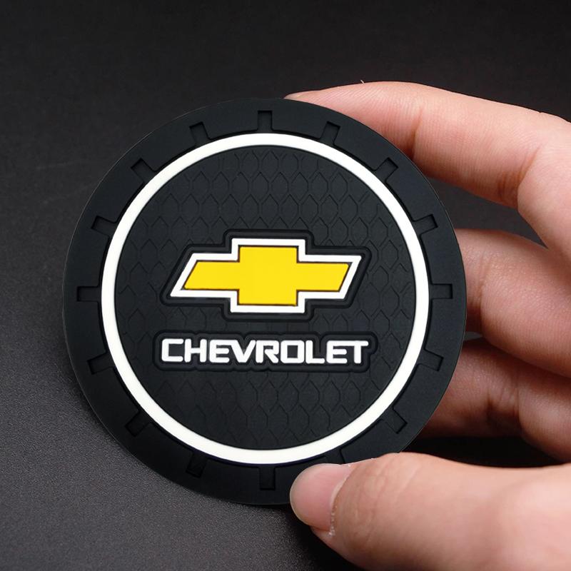 Auto Cup Holder Anti Slip Insert Coasters Pads Interior Accessories For Chevrolet Cruze Captiva Malibu Trax Camaro Sonic Tahoe Impala Equinox Suburban