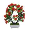 Multicolor Artificial Plants Bonsai Table Decoration with Flowerpot Fake Flowerpotted Photography Props Plastic