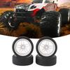 4pcs RC Tires Wheels  S Sets 12mm Hex Wheels  S Rubber Tires Width 26mm for 1Celsius10 RC Racing Car Drifting Car