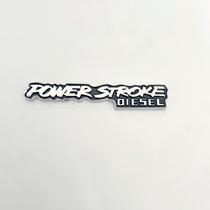3D Metal POWER STROKE DIESEL Rear Trunk Car Emblem Badge Decal For Ford Excursion 3.0 2018 F-150 F150 Auto Sticker Accessories