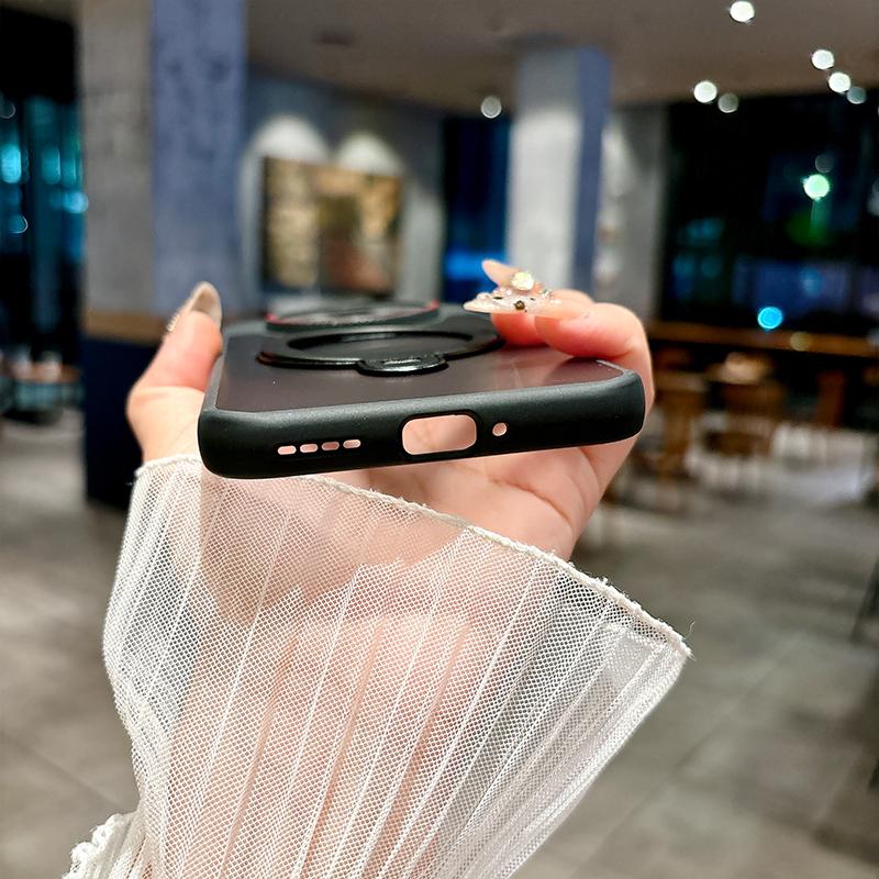 For Realme 14 Pro Plus TUP Material Lens Full Protection Bracket Magnetic Drop Resistant Phone Case CMDLKZJ