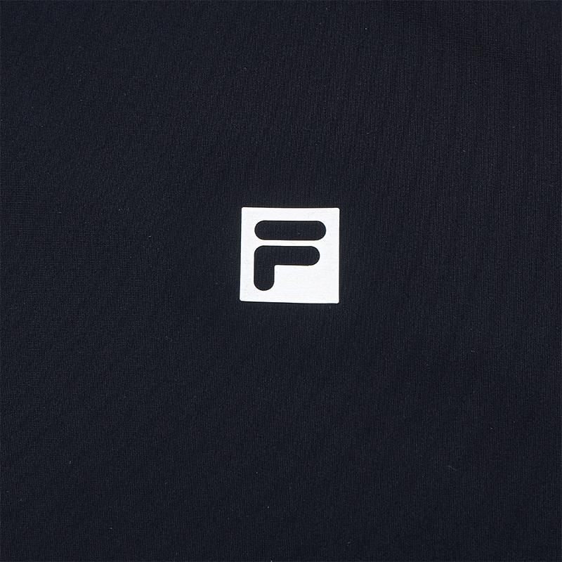 FILA Fitness Cool Dry Simple Versatile Sports Casual Polo Shirt Men tops Royal-Blue A61M621105FNV