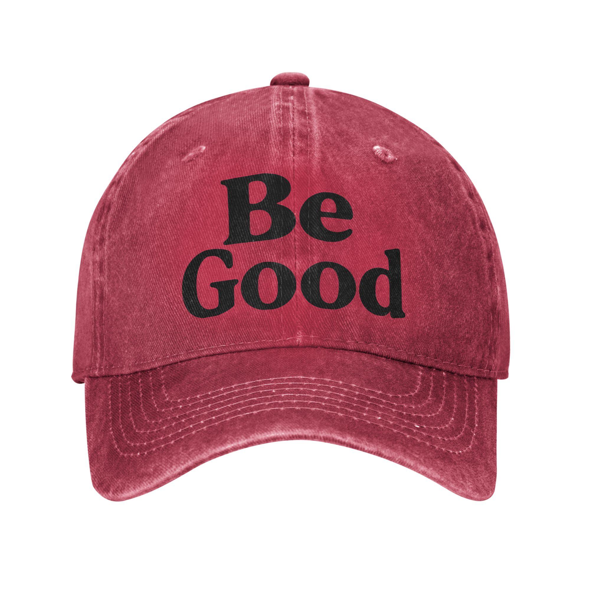 

Be Good Sun Baseball Cap Unisex Unisex Design Hip Hop Hats Summer Casual Hunting Camping Wholesale Baseball Caps One Size