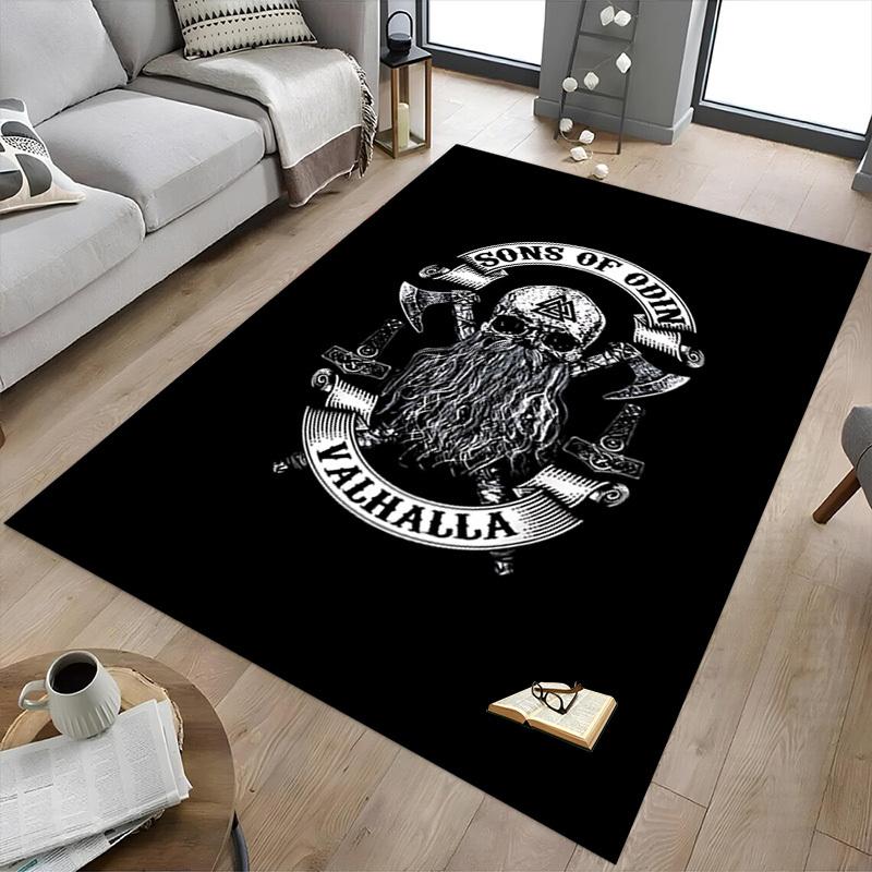 1pc Sons of Odin Valhalla Carpet, Office Rug Outdoor Mat Home Decor Area Carpet Festival