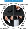 Self Adhesive Vinyl Film Wallpaper Waterproof Wall Stickers for Bathroom Kitchen Furniture Room Decor Home Improvem