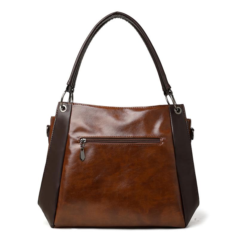 Elegancka torba typu tote z PU dla kobiet – Klasyczna torebka z bocznymi kieszeniami na podwójny zamek i regulowanym paskiem na ramię, Idealna do pracy i na co dzień