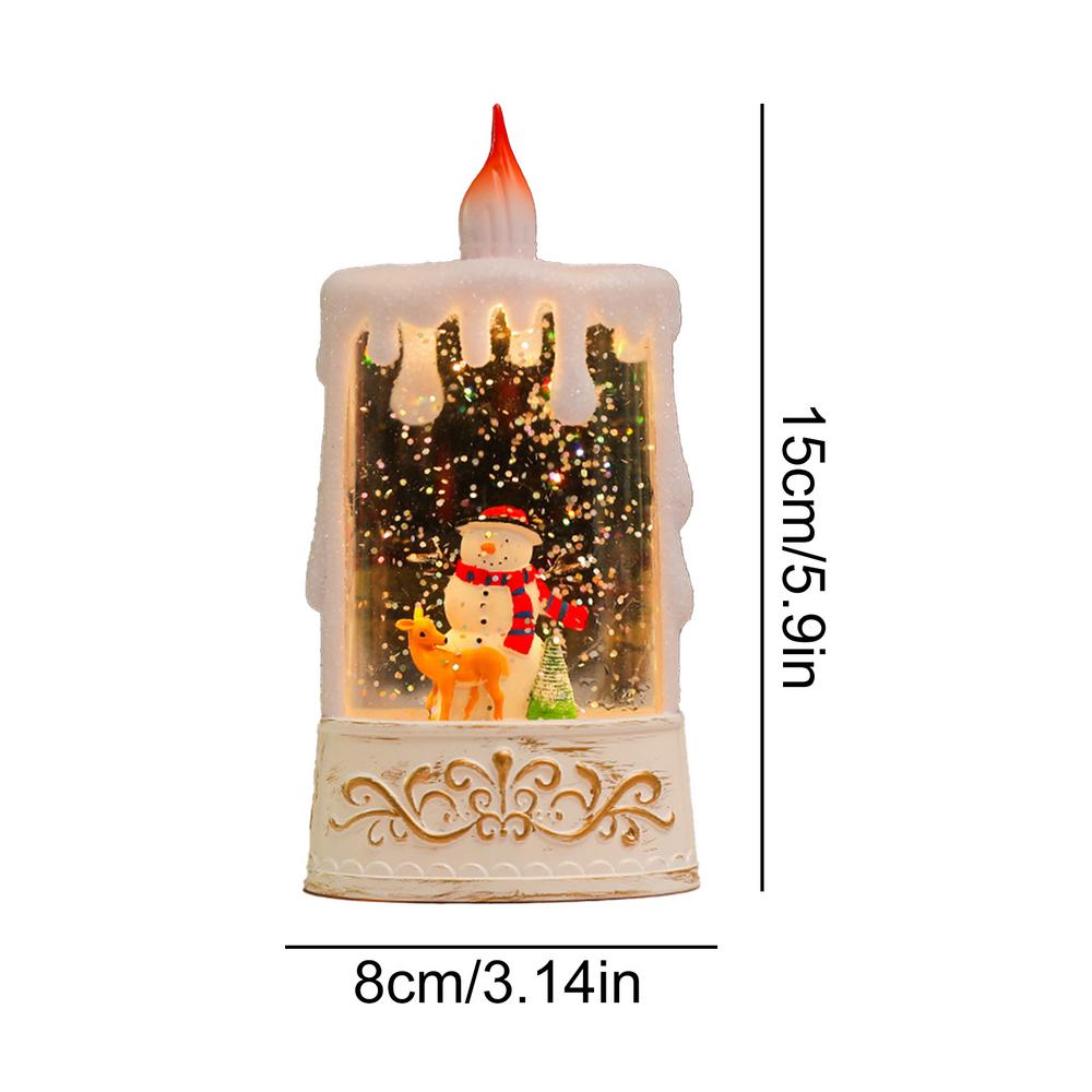 Christmas LED Candles Festive Table Decoration Holiday Decor Candle Lamp For Home Decorators Party Hosts Office Bedroom Living