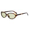 Cycling Fashion Rivet Cat Eye Sunglasses Women Luxury Brand Designer Shades Leopard Frame Sun Glasses Female Vintage Eyewear