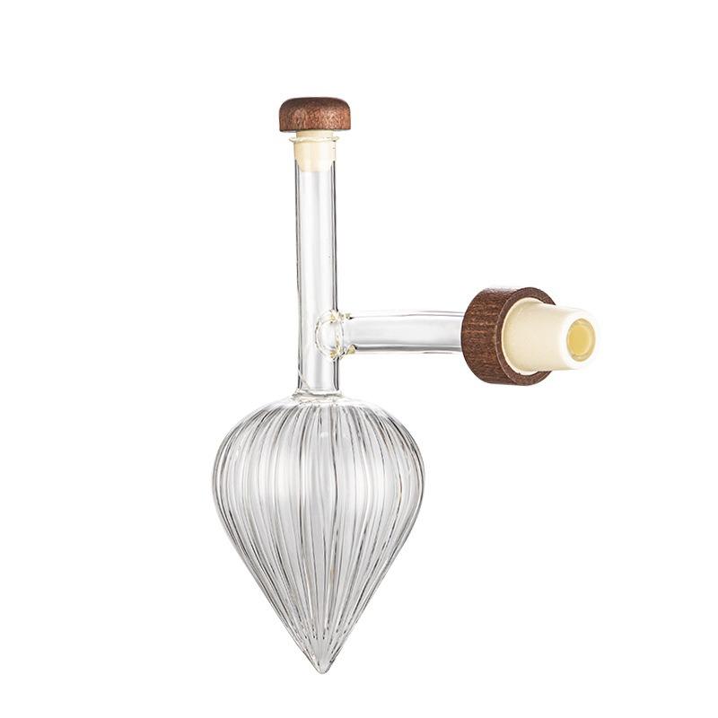 JUSTINLAU Round/Grape Shaped Wine Aerator High Borosilicate Glass Red Wine Pourer Quick Decanter Spout Glass Sobering Device