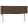 VidaXL LED Headboard Bedroom Furniture Double Bed Accessory Head of Bed Frame Interior Dark Brown 3123475