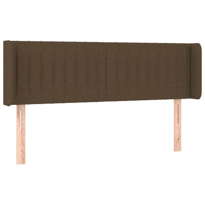 VidaXL LED Headboard Bedroom Furniture Double Bed Accessory Head of Bed Frame Interior Dark Brown 3123475