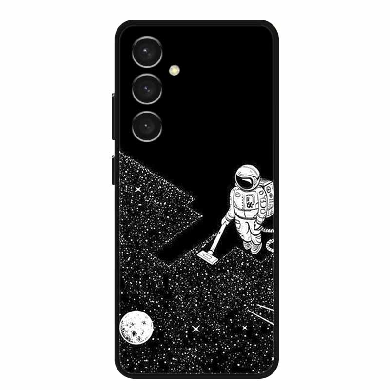 For Samsung S24 Plus Phone Case S24Plus Black Silicone Soft Back Cover Case For Samsung Galaxy S24 Plus Case S 24 Plus Funda Bag