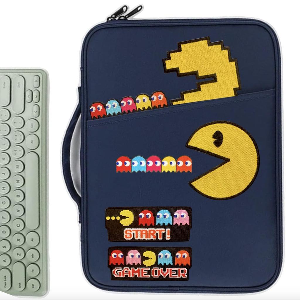 Generic Pac-Man Ghost Patch, Iron-On Logo, Character, Movie Emblem, Patch, Logo, Embroidery, Repair, DIY, Iron-On Patch, Complete Set