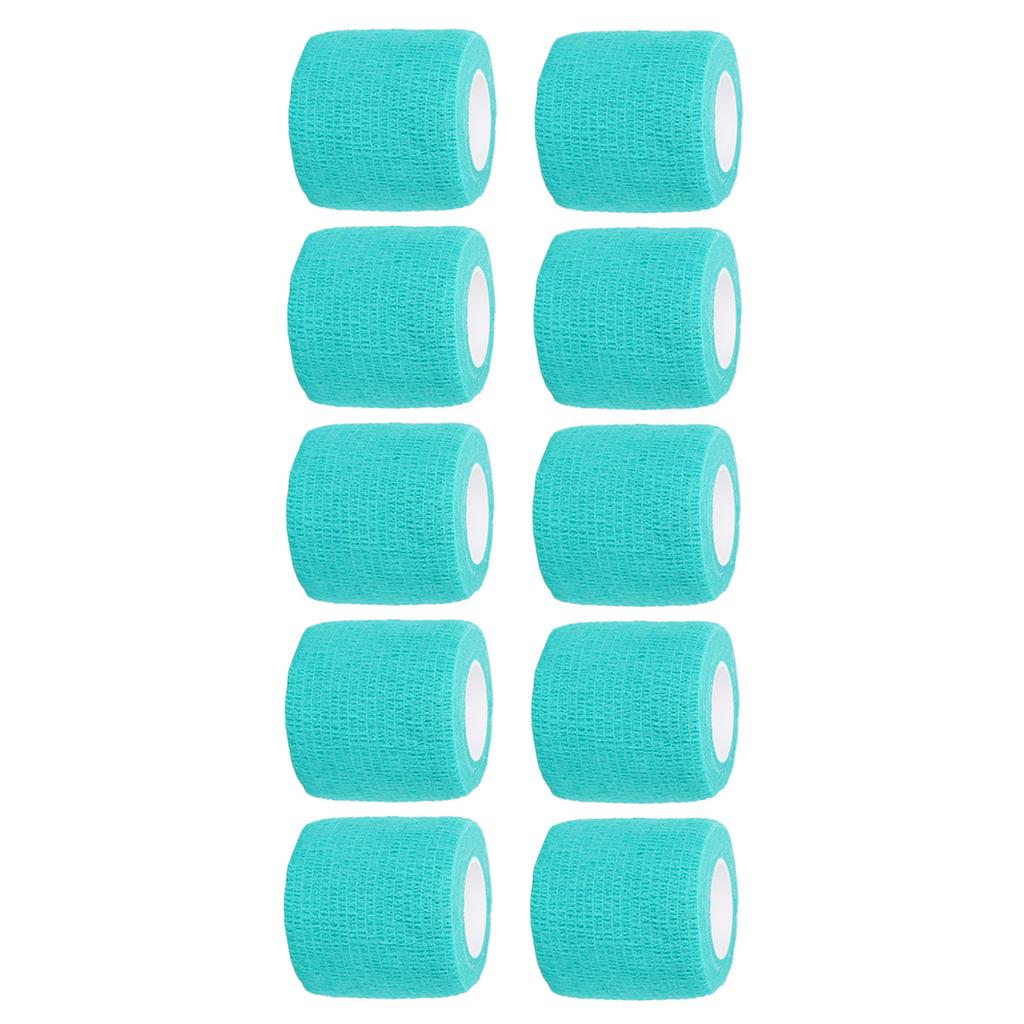 10Pcs Self Adhesive Elastic Bandage Multifunctional Disposable Shockproof Antislip Tattoo Handle Strap