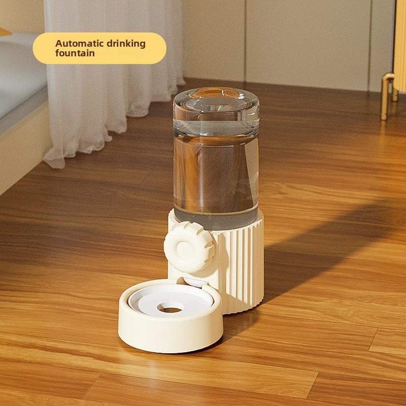 Katzenwasserspender, Hundehaustier-Futterautomat, Hunde-Wassertrink- und Fütterwunder, Tragbar und ohne Stecker