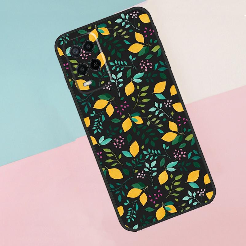Summer Fruit Lemon For Oppo A74 A94 A54 A80 A78 A98 A40 A60 A18 A38 A58 A15 A17 A77 A57S A16 A76 A96 Phone Case